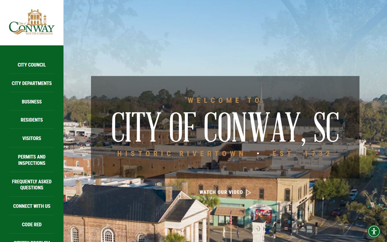City of Conway facilities serving Horry County marriage records