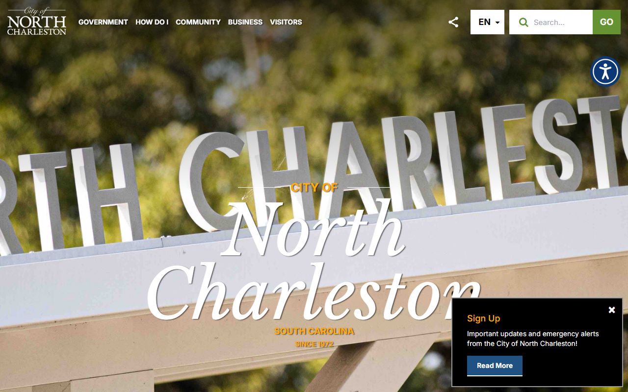 City of North Charleston government services for residents
